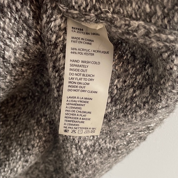 Dex Charcoal Gray Fringe Sleeveless Knit Vest - Picture 6 of 13